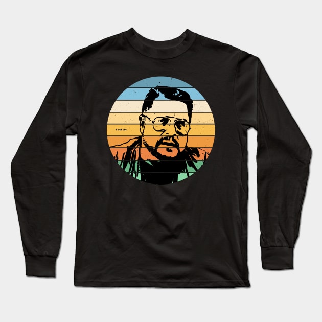 Walter Sobchak Long Sleeve T-Shirt by valentinahramov